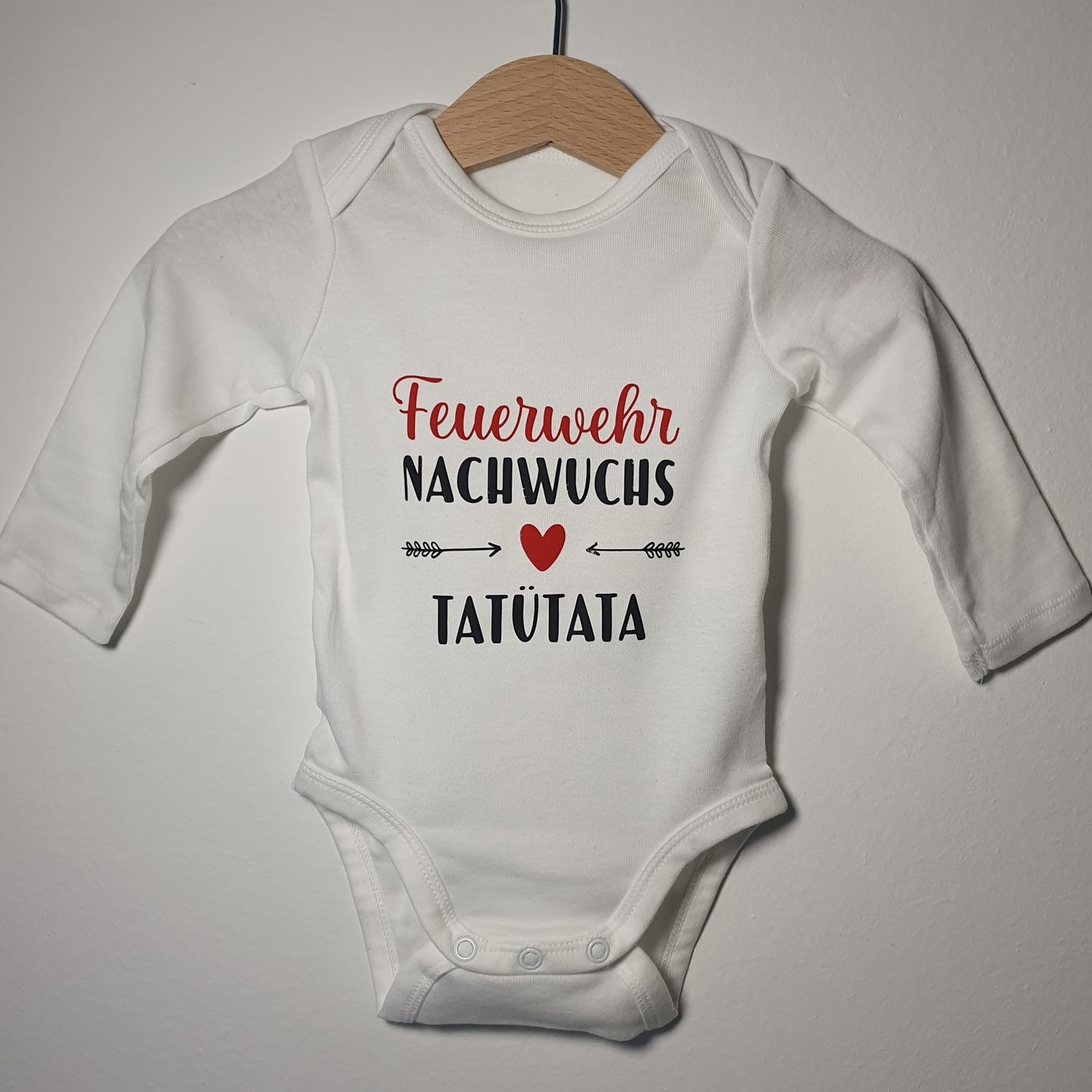 Babybody "Feuerwehrnachwuchs"