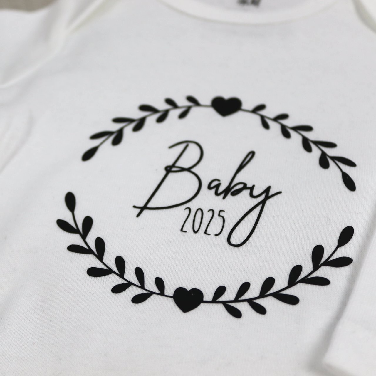 Babybody "Baby + Jahreszahl" – Bild 2