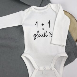 Babybody "1+1 gleich 3"