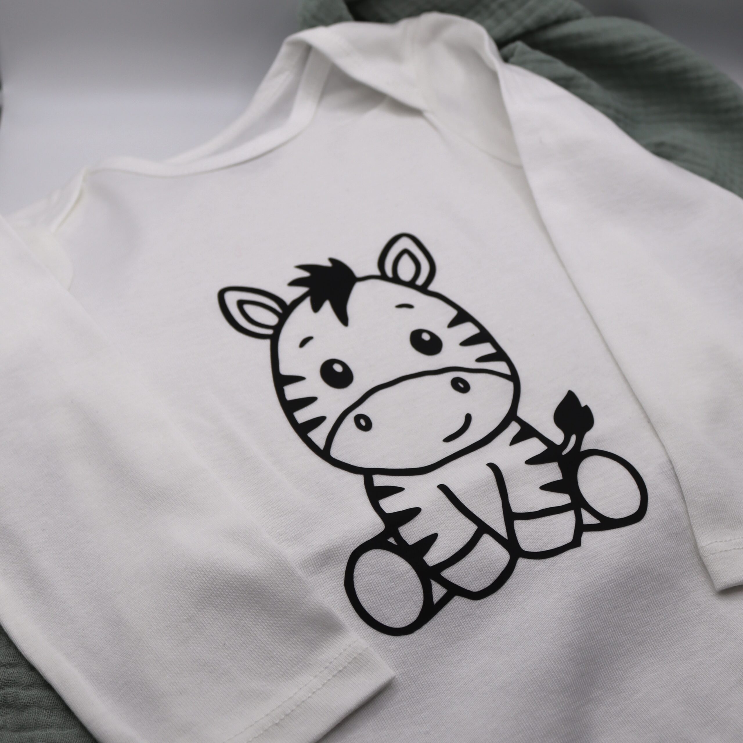 Babybody "Zebra" – Bild 2