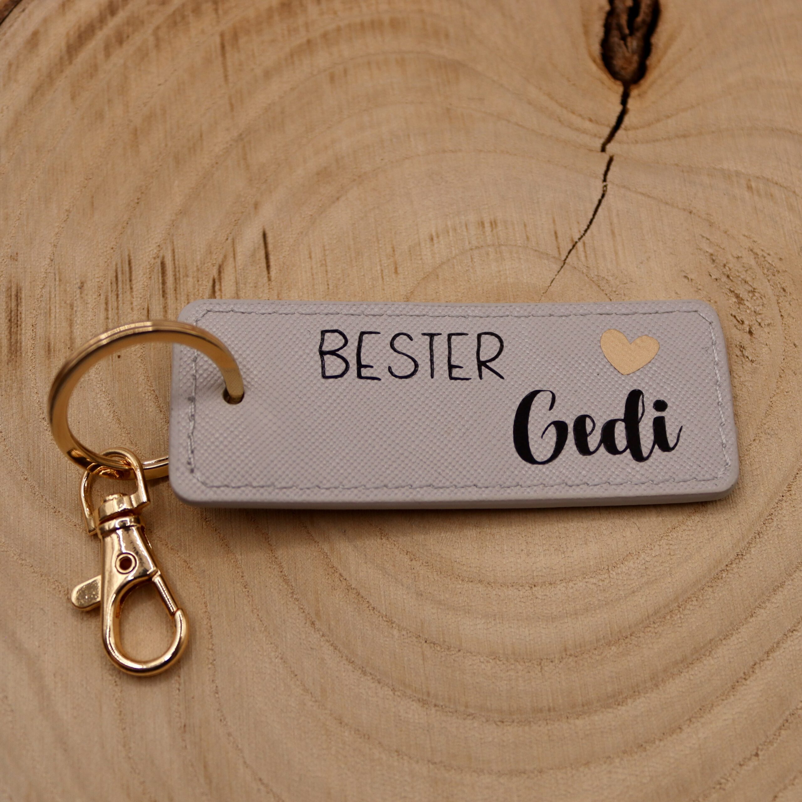 Schlüsselanhänger eckig – Bild 4